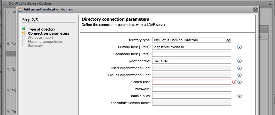 Image:Integration of Citrix Mobile Device Management MDM with Lotus Domino