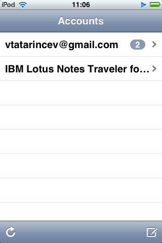 Image:Lotus Traveler on iPhone, first impressions and screenshots