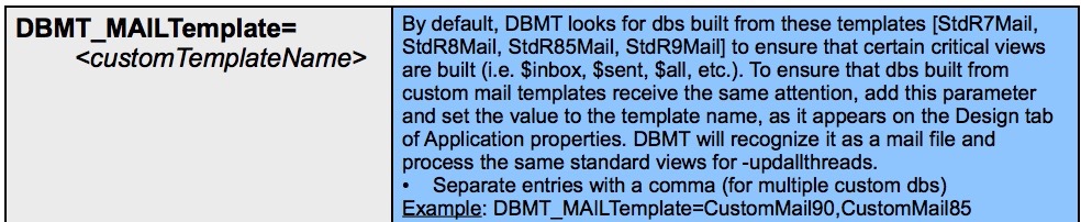 Image:Perfect Domino: DBMT Tips on MailFiles with Custom Templates and Traveler