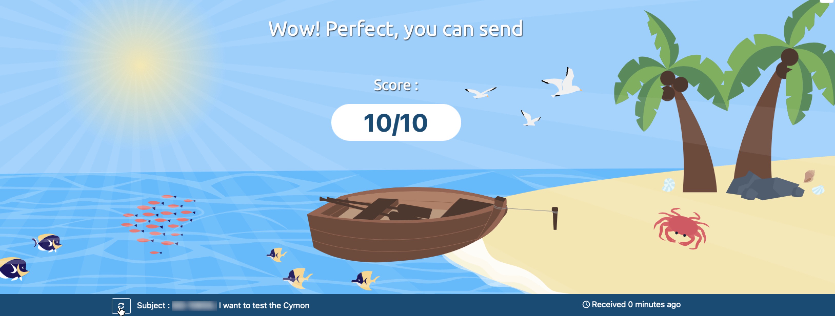 Image:spam score testing tool and tip how to increase your rating